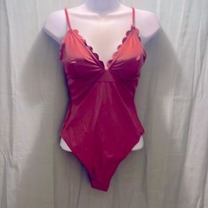 CUPSHE one piece. Med. Rose color